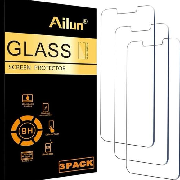 New Tempered Glass iPhone Screen Protectors 16e iPhone 14 iPhone 13 &13 Pro READ - Picture 8 of 9